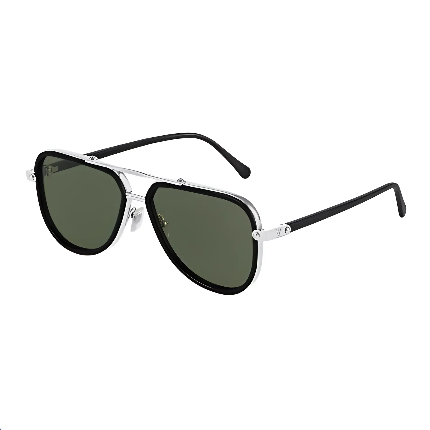 

LOUIS VUITTON Солнцезащитные очки Lv Signature Duo Pilot, Silver