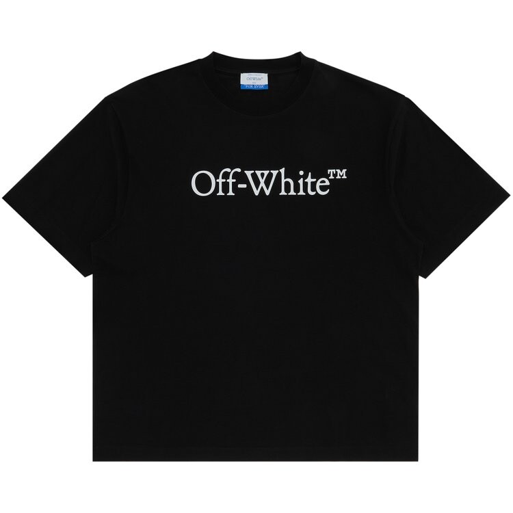 

Футболка Off-White Big Bookish Skate Tee, черный/белый