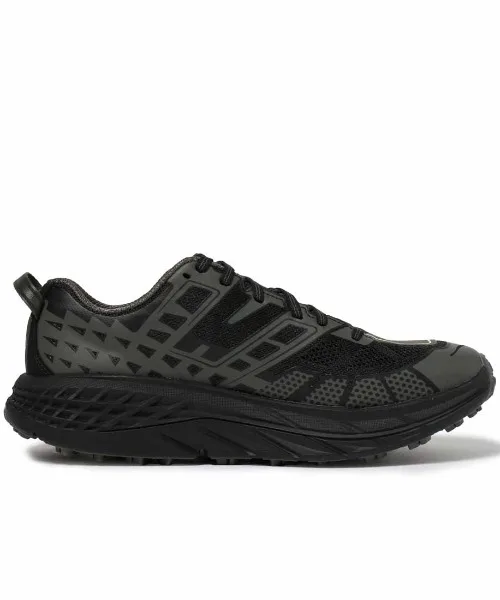 Мужские кроссовки для трейла Hoka Speedgoat 2 черные — фото 2