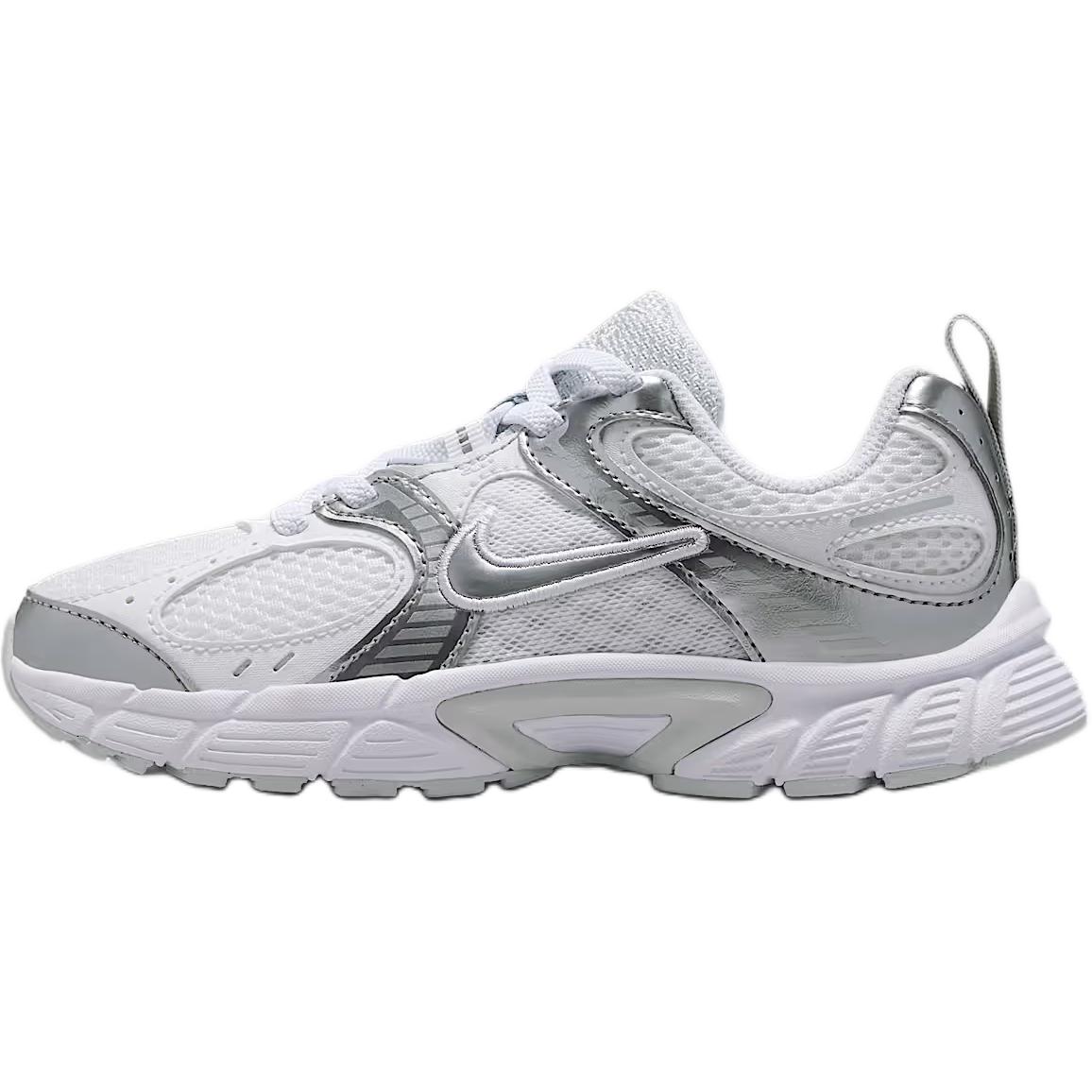 

Детские кроссовки V5 RNR с низким верхом, устойчивые к истиранию Nike, серебряный