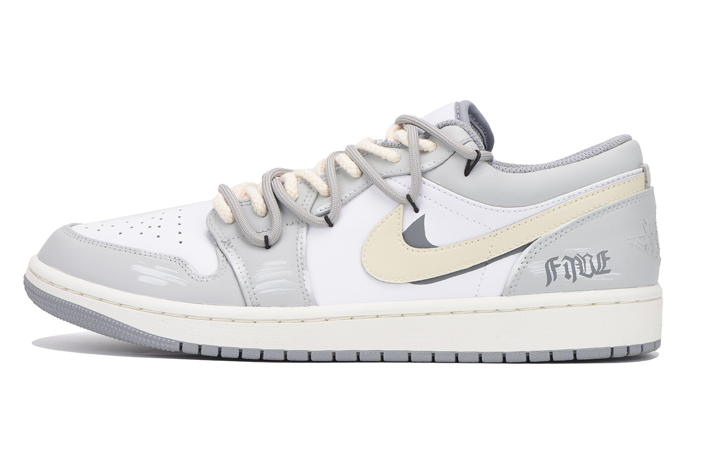 

Баскетбольные кроссовки Air 1 Vintage Men Low-Touch Grey White Jordan