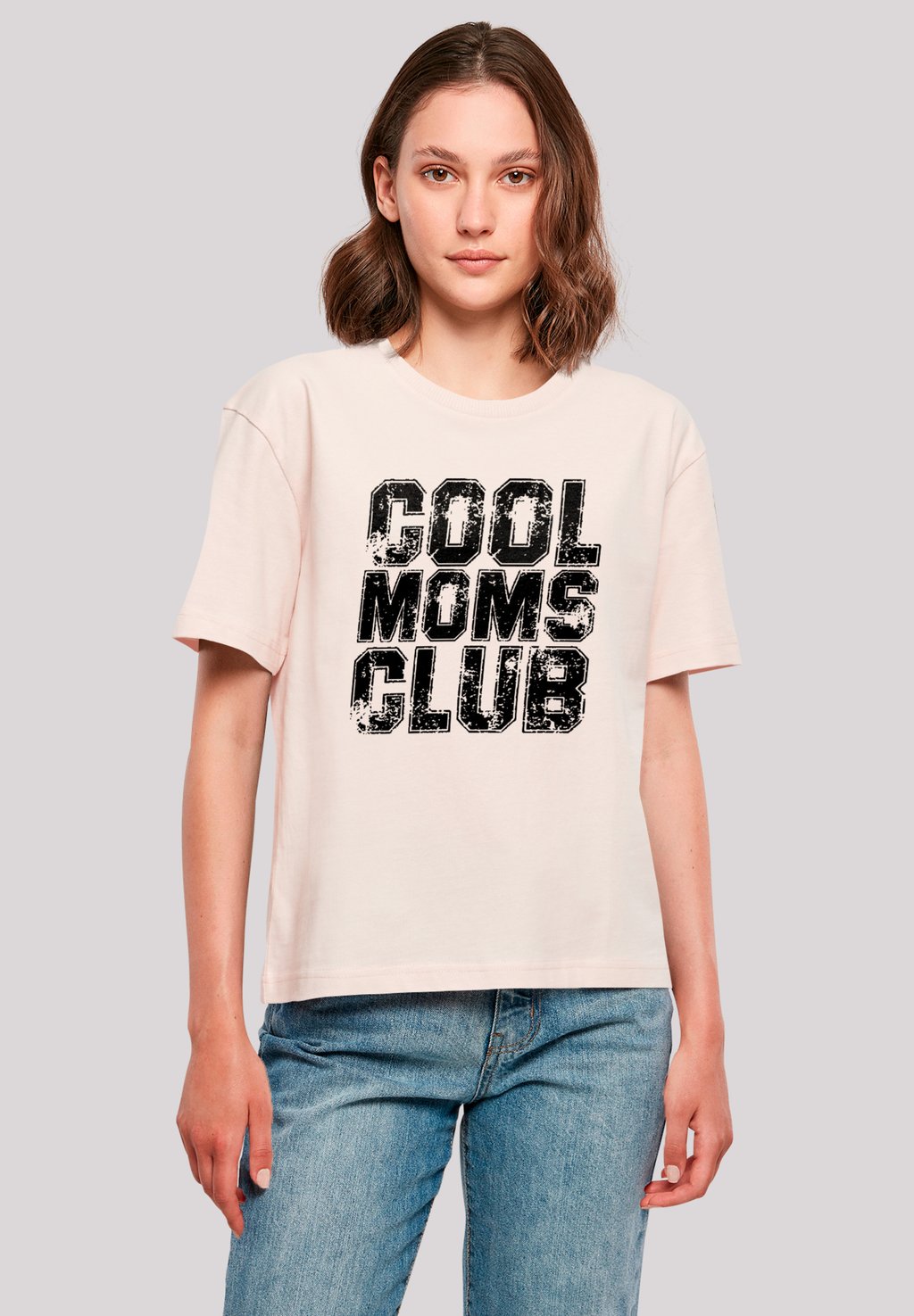 

Футболка с принтом MOTHERS DAY LOVE STATEMENT TRENDY SLOGAN F4NT4STIC, розовый