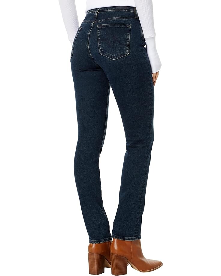 

Джинсы AG Jeans Mari High-Rise Slim Straight in Twilight, цвет Twilight