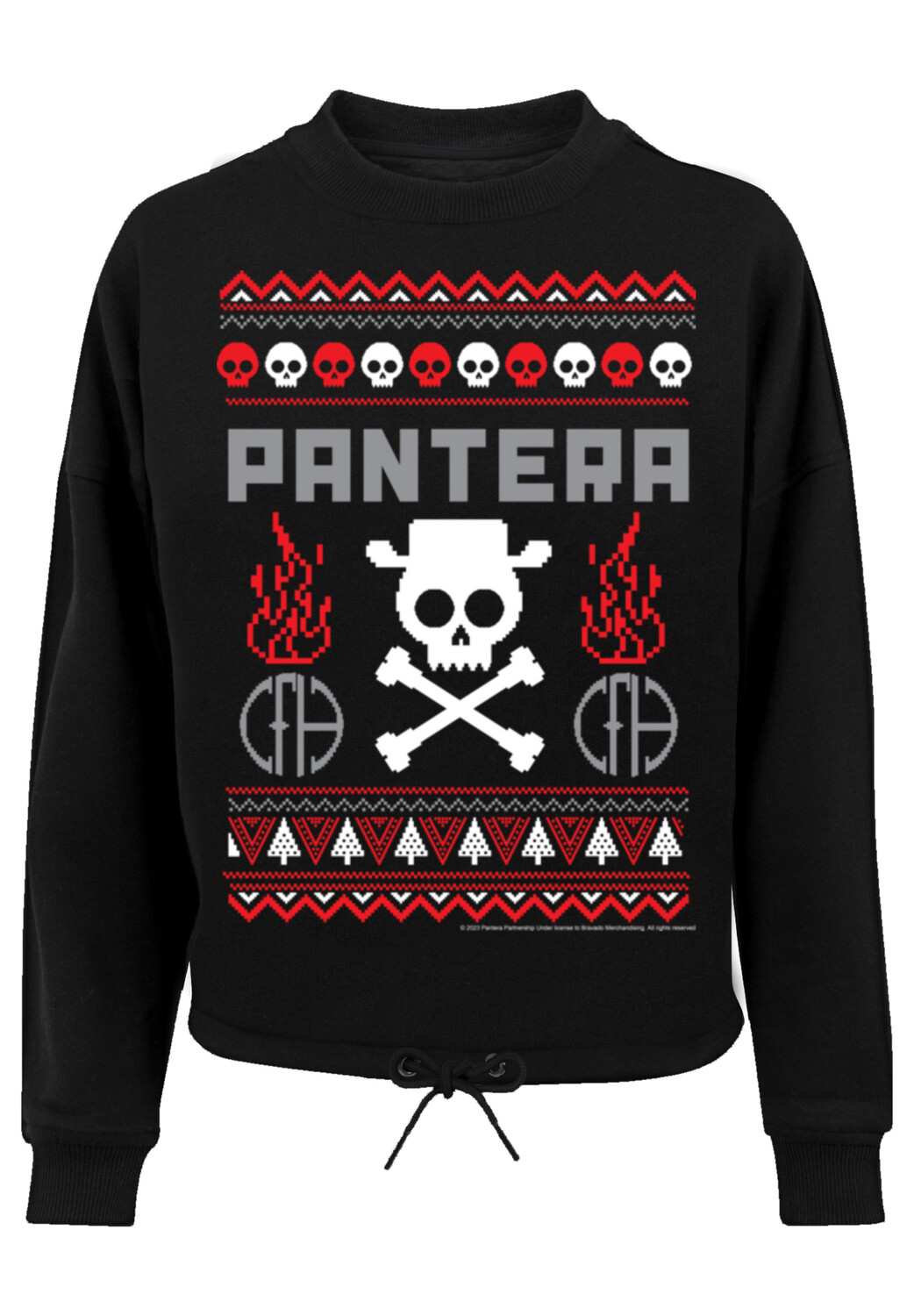 

Толстовка F4NT4STIC Oversize Pantera Weihnachten Christmas, черный