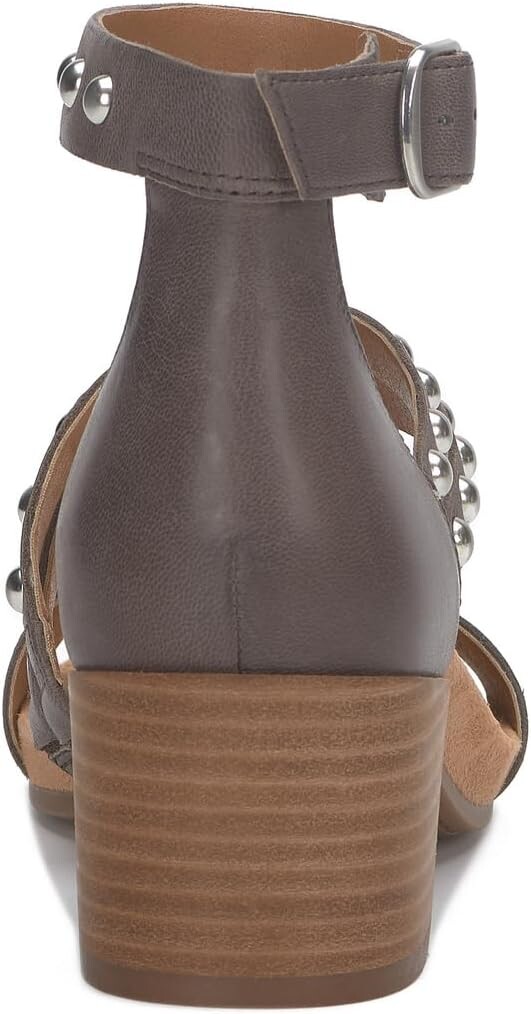 Сандалии Lucky Brand Piah Studded Heeled Sandal, цвет Chocolate — фото 4