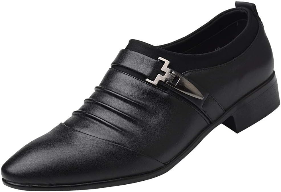 

Мужские лоферы на ремешке с пряжкой Generic, черный