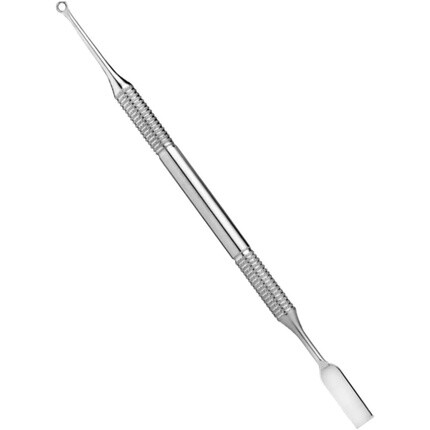 Профессиональный толкатель кутикулы, прямой, плоский + петлевой конец, маникюрный инструмент Expert PE-51/1 Staleks — фото 3