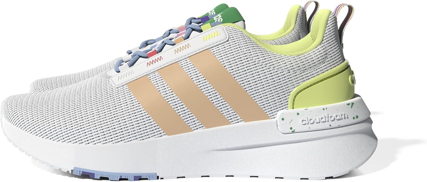 

Кроссовки для бега adidas Racer TR21 для детей и подростков, белый/розовый/светло-розовый