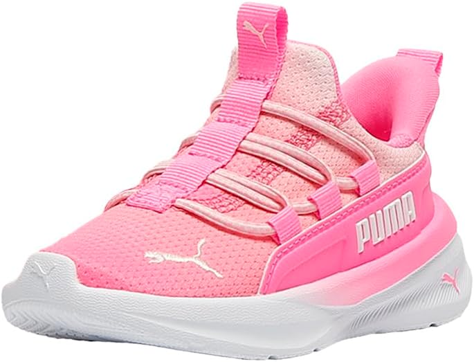 Кроссовки Puma Unisex-Child Softride One4all на резинке, розовый — фото 2
