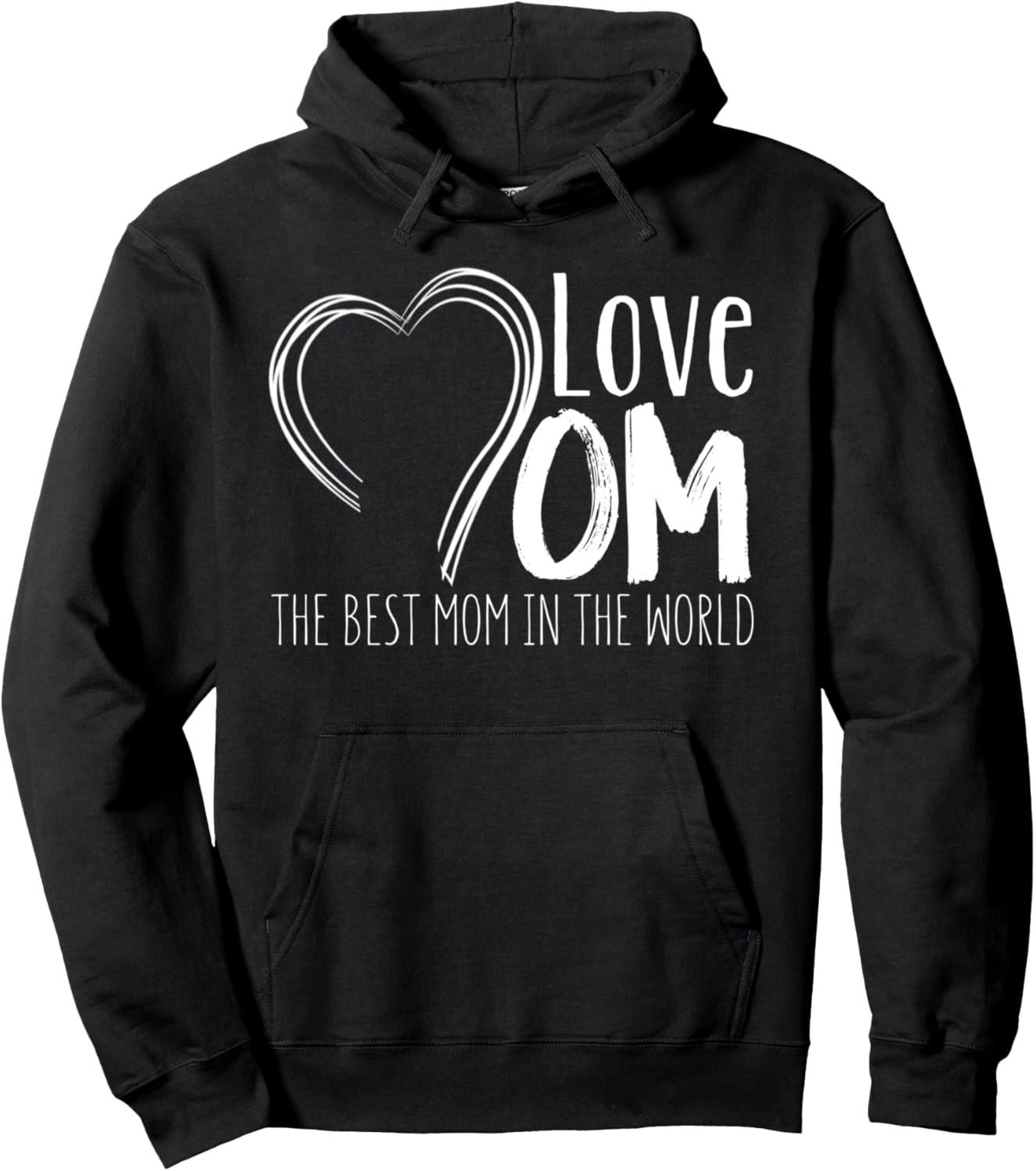 

Толстовка «Люби маму, лучшая мама в мире» ко Дню матери Love Mom The Best Mom In The World, черный