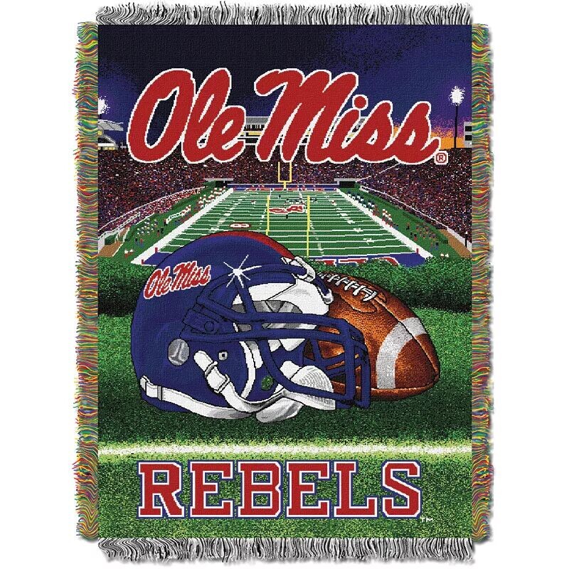 

Тканый плед Northwest Ole Miss Rebels размером 48 x 60 дюймов