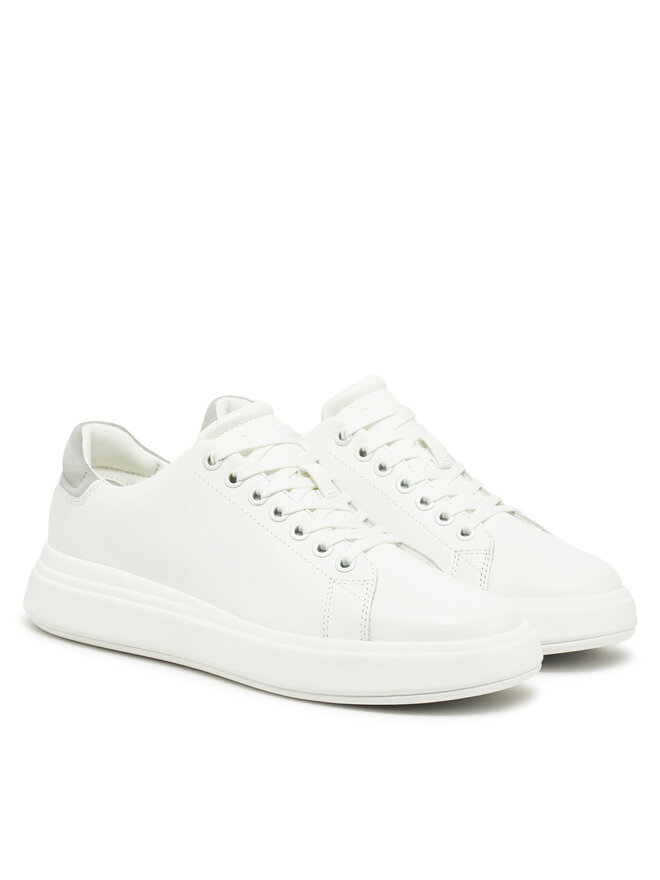 Кроссовки Calvin Klein Cupsole Lace Up - Suede Bt HW0HW02404, белый — фото 2