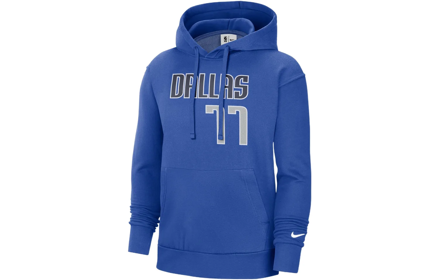 Толстовка с капюшоном из флиса Nba Dallas Mavericks Luca Doncic Essential Nike, Game Royal Blue