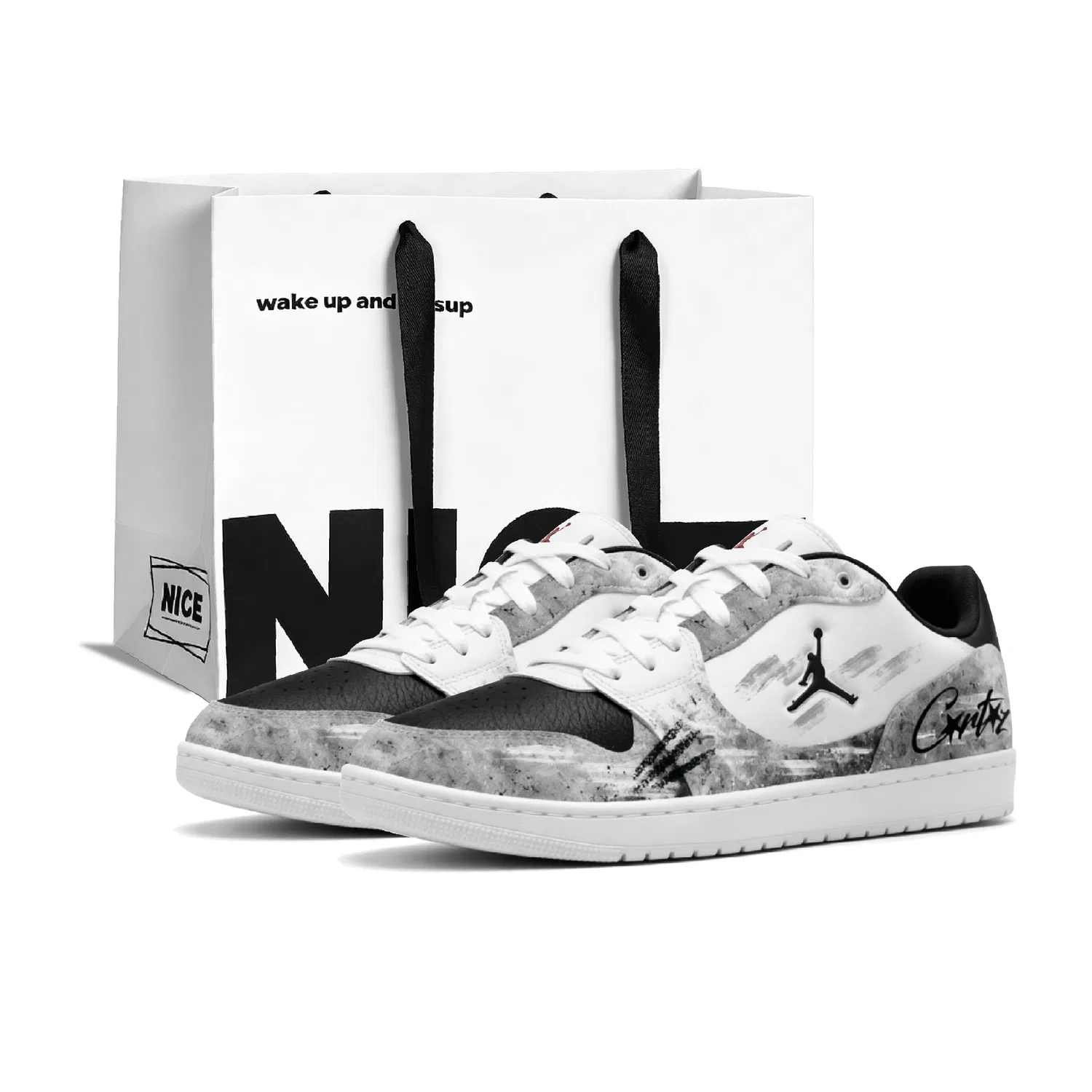 Кроссовки баскетбольные низкие Jordan Mist Edge Black/Gray