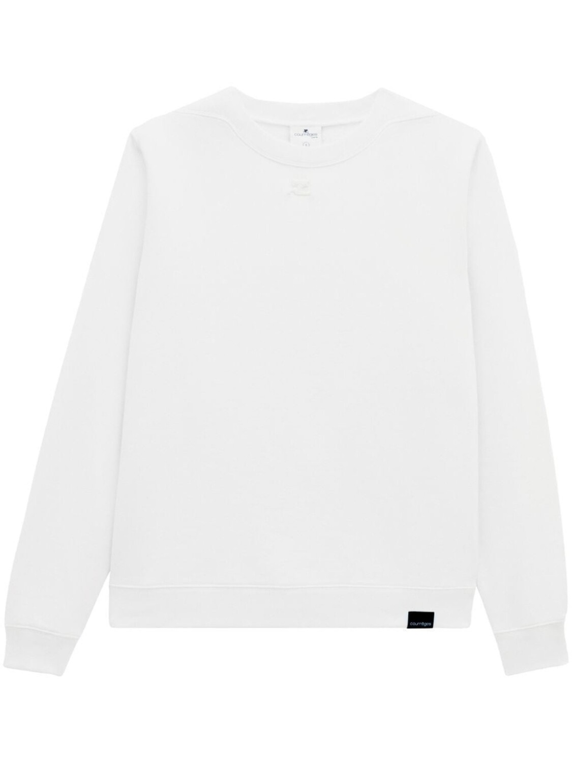 

Толстовка с вышитым логотипом Courrèges, белый