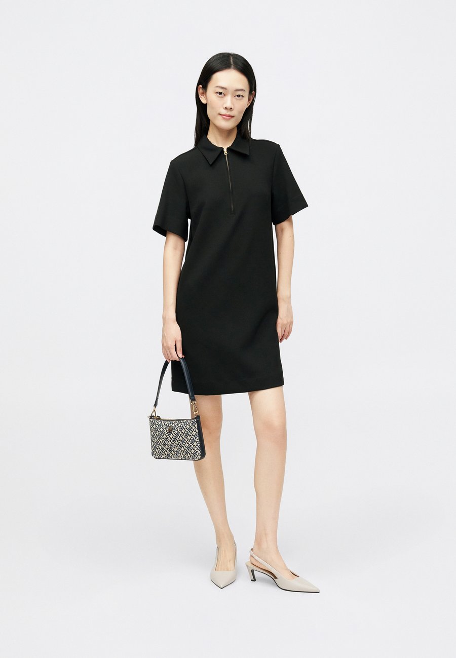 Платье Tommy Hilfiger PUNTO KNEE SHIFT DRESS, Black — фото 2