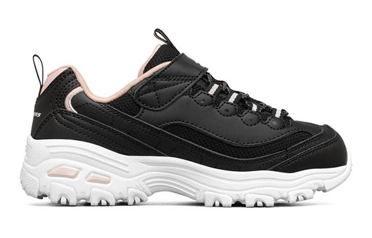 Кроссовки Skechers Kids Lifestyle Shoes Kids Low-top Black/Pink — фото 2
