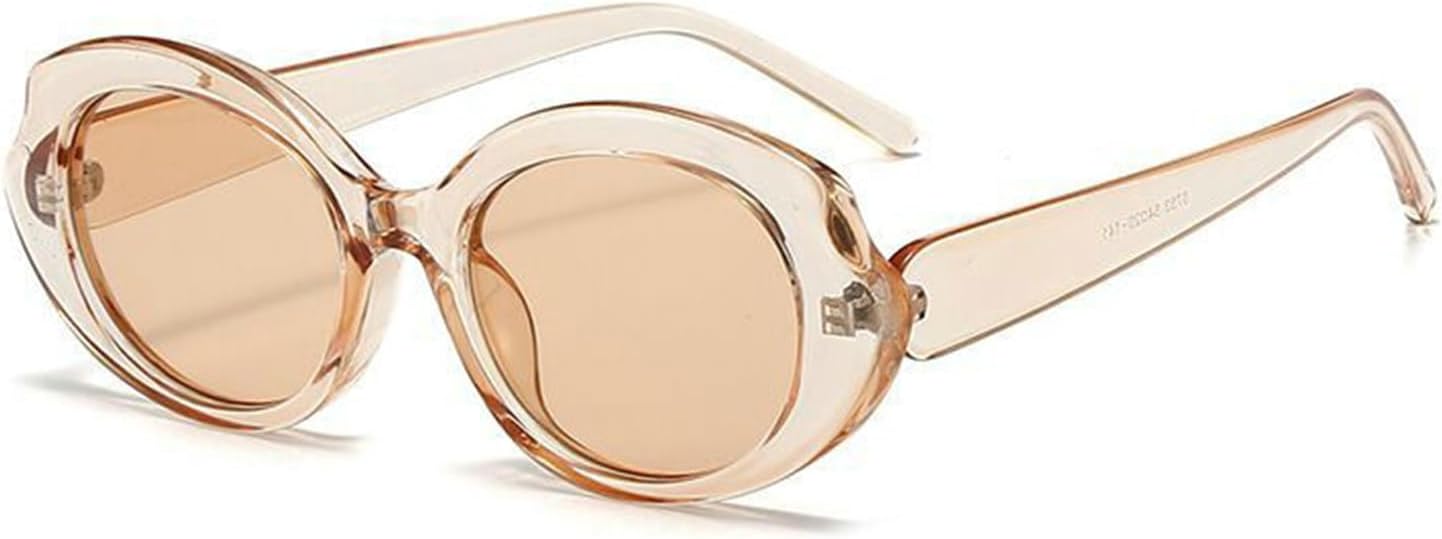 

Солнцезащитные очки Helena толстой овальной формы для женщин, модные очки-маска в стиле ретро, ​​узкие массивные солнцезащитные очки с градиентным переходом цвета, круглые, C4