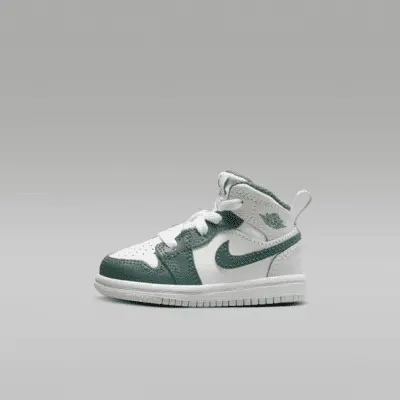 

Кроссовки Jordan 1 Mid SE, цвет White/Sail/Neutral Grey/Oxidized Green