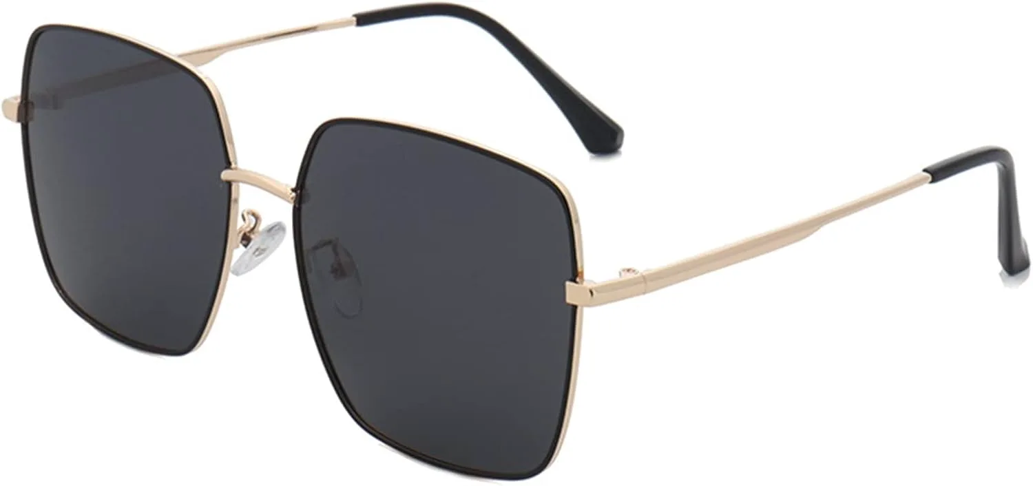 

Женские поляризованные солнцезащитные очки в стиле ретро с металлическим покрытием и декоративными солнцезащитными козырьками (Цвет: C, Размер: Средний) MTZJH, A