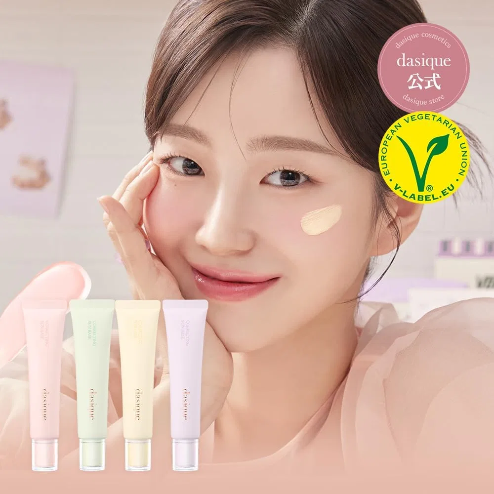 Солнцезащитная база под макияж Dasique Daisy Correcting Sun Base, 30 мл, розово-розовый — фото 2