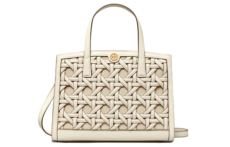 

Кожаная сумка через плечо, кроссбодди, женская белая TORY BURCH