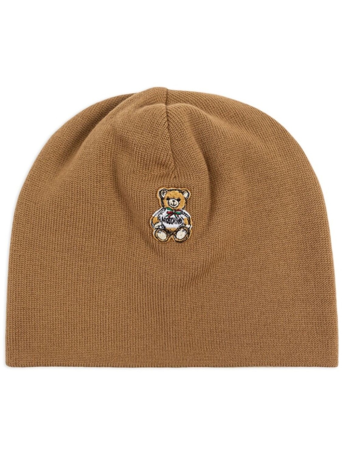 

Moschino шапка-бини с мишурой, коричневый