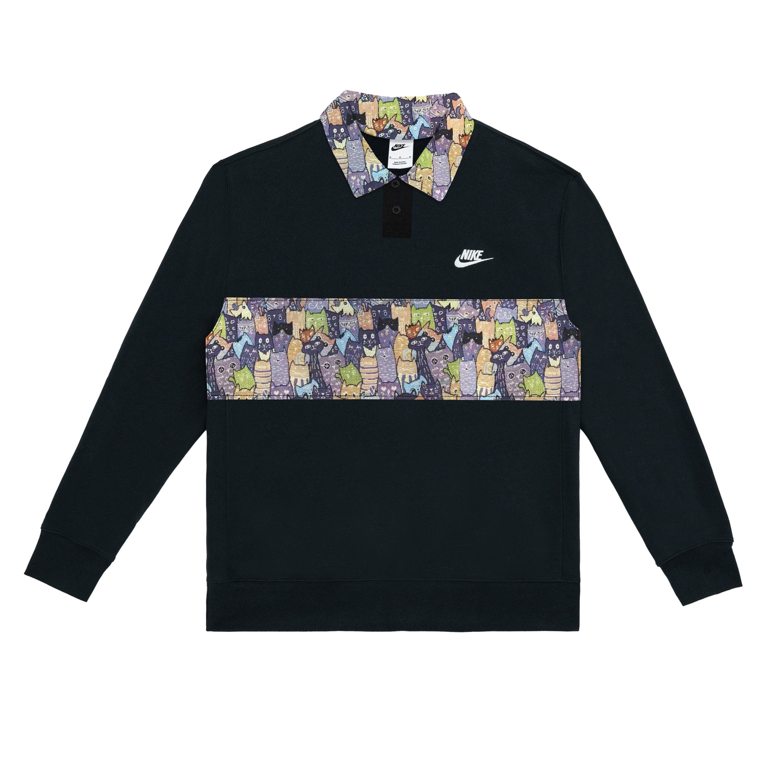 

Спортивная поло унисекс Nike, черный