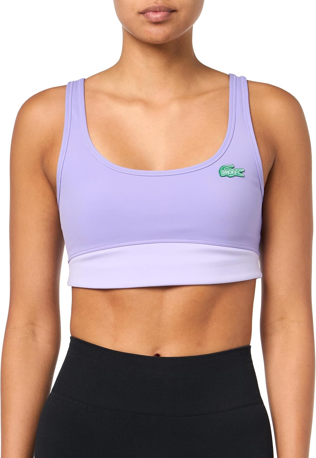 

Женский спортивный бюстгальтер All Motion Colorblock от Lacoste x Bandier, Lilac
