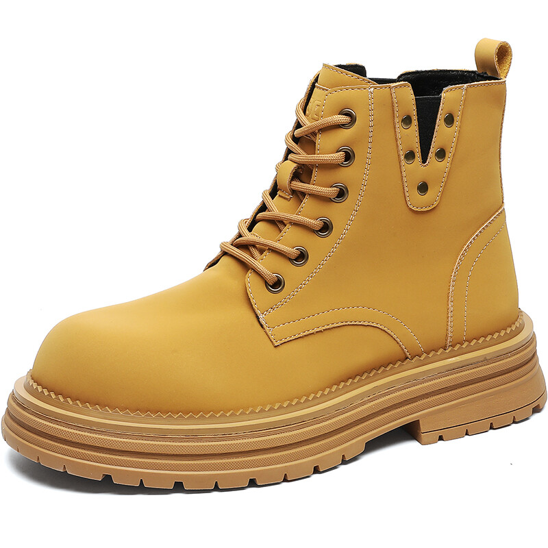 

Мужские ботинки Cahhrrn X Martin Boot Men Beige Zhengran