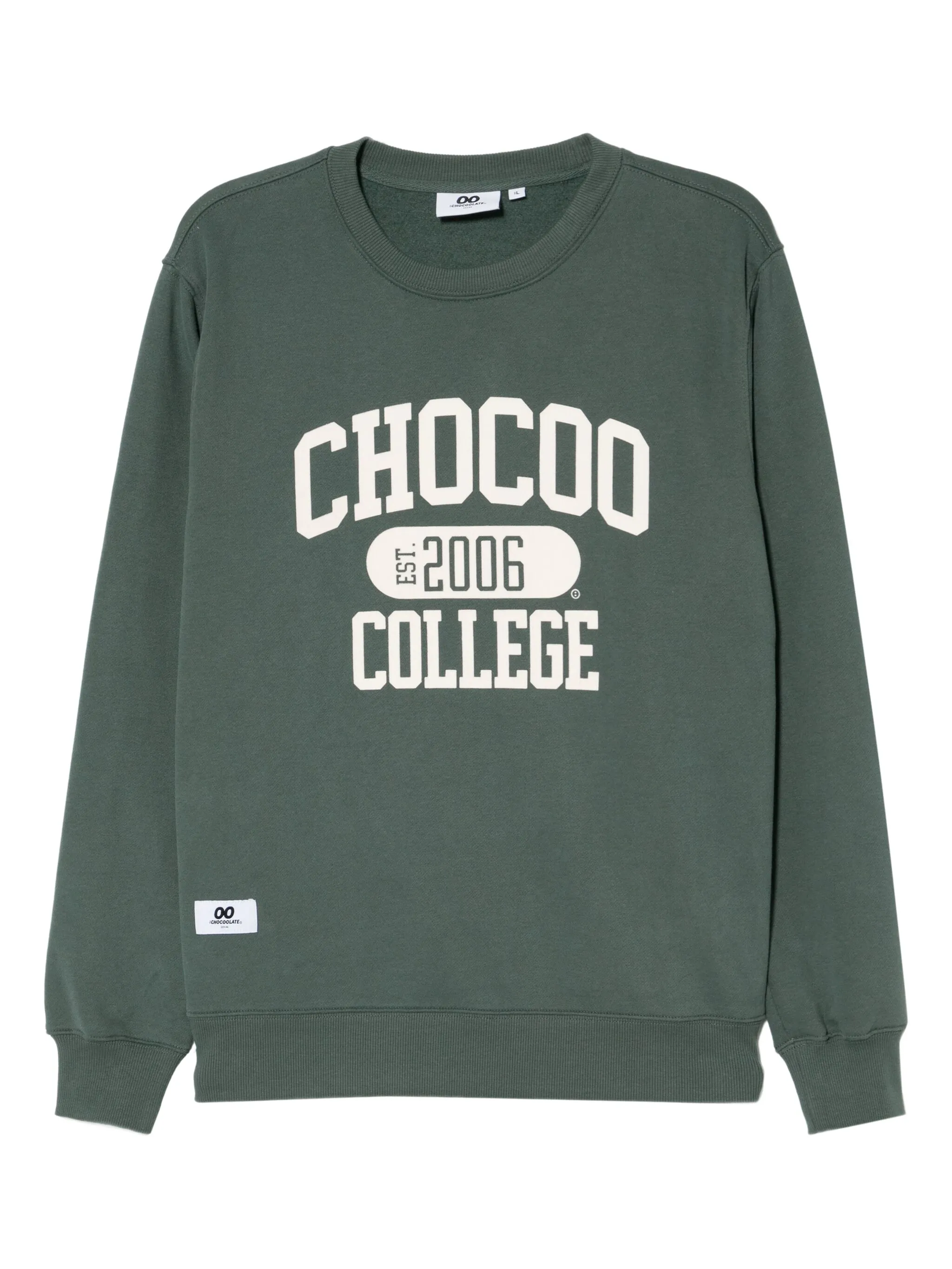 

Толстовка с логотипом Chocoolate, зеленый