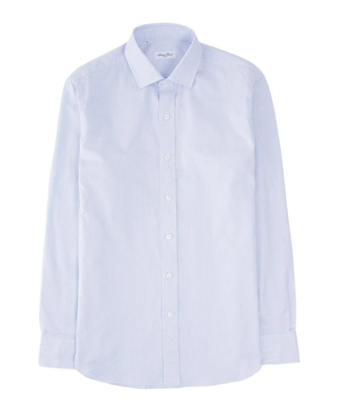 

Классическая полосатая рубашка Salvatore Piccolo, синий