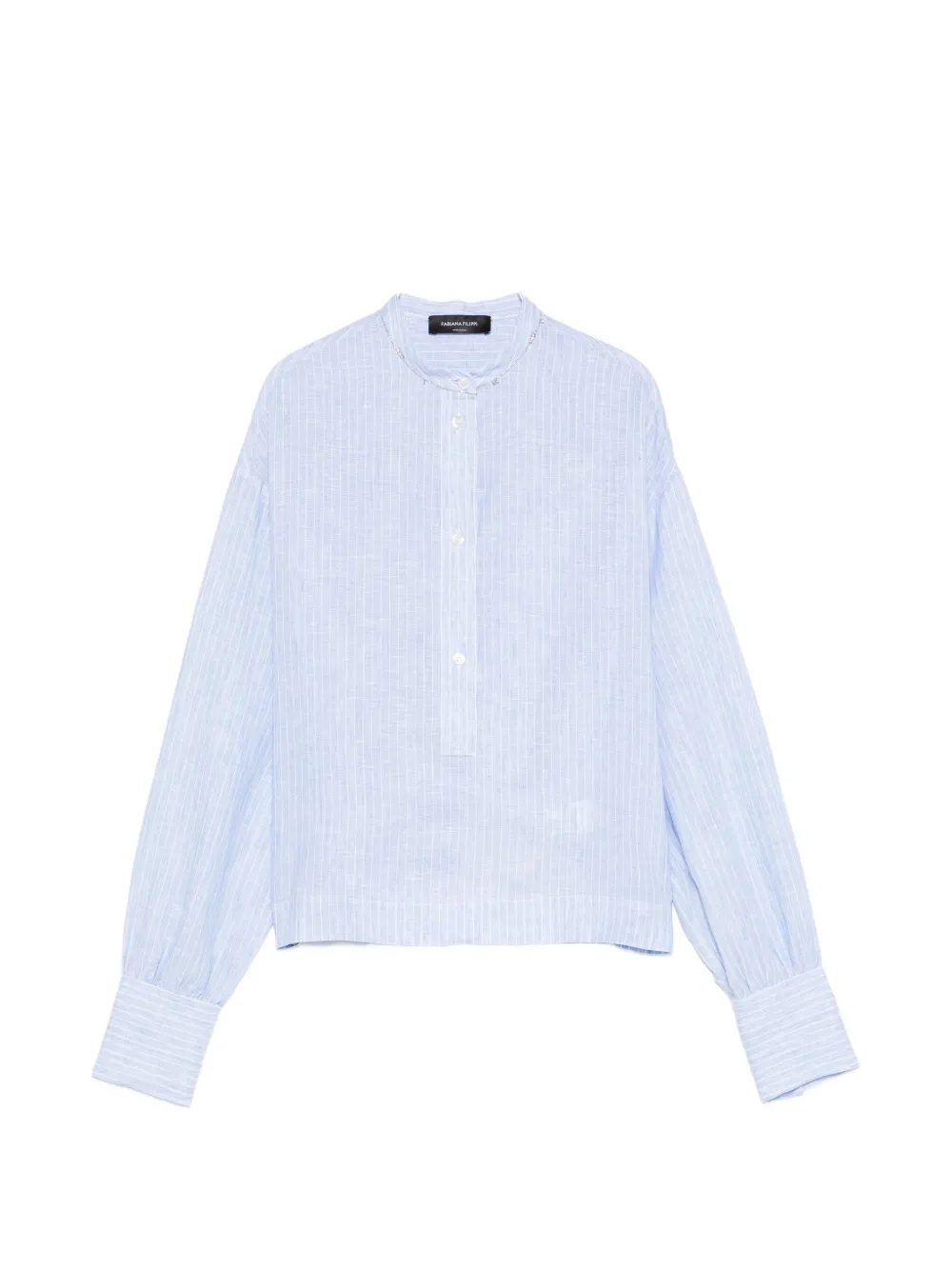 

Рубашка в полоску с длинными рукавами Fabiana Filippi, синий