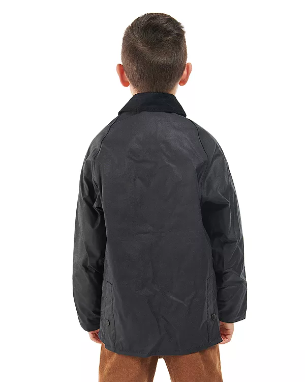 Детская вощеная куртка Bedale - для малышей, для взрослых. Barbour, синий — фото 4