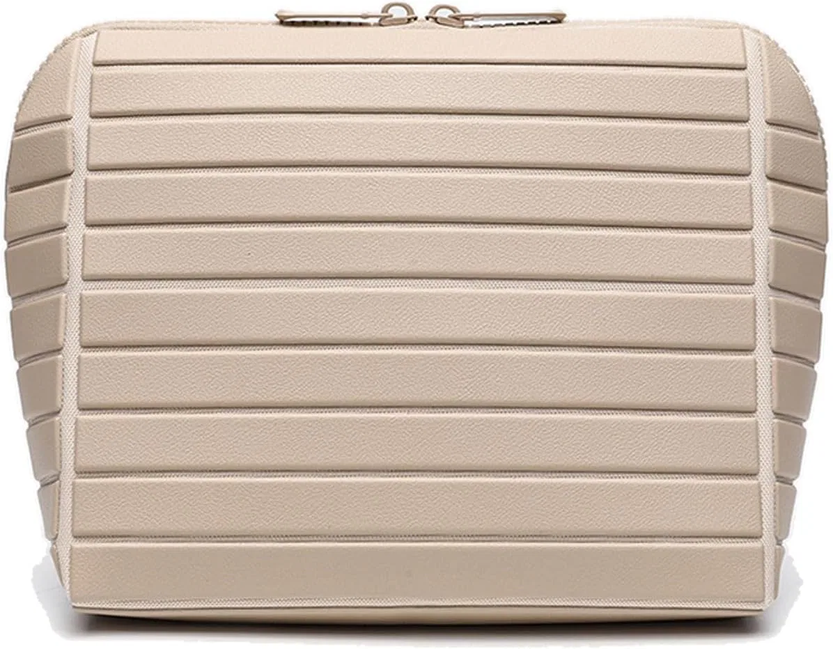 Дорожная косметичка Parallel Travel Makeup Bag, складная, бежевая Hiphiprun, Beige