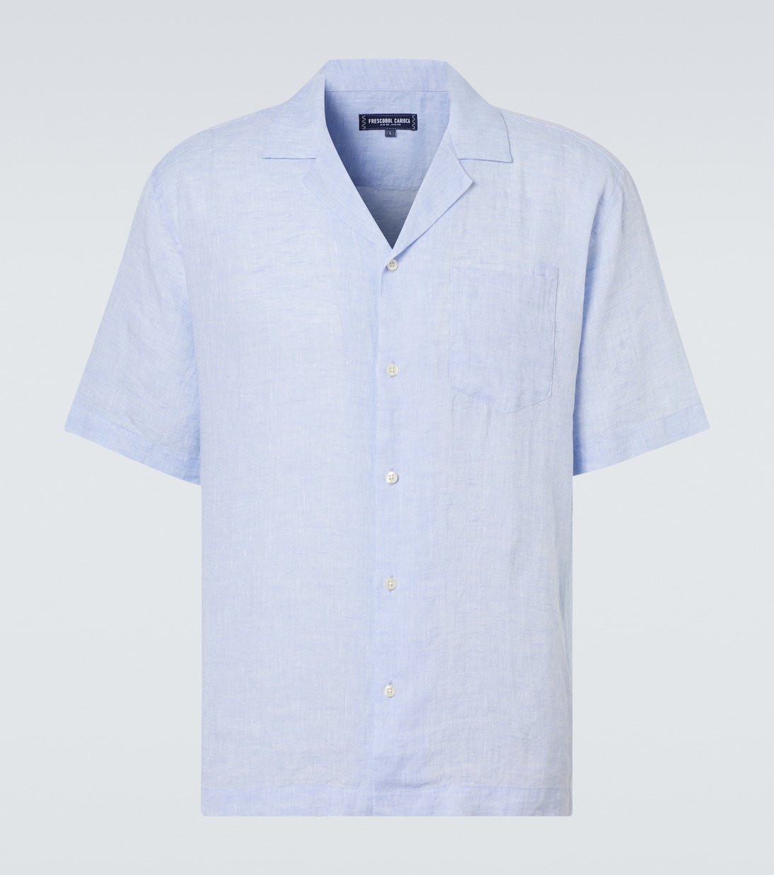 

Льняная рубашка Angelo Frescobol Carioca, Baby Blue
