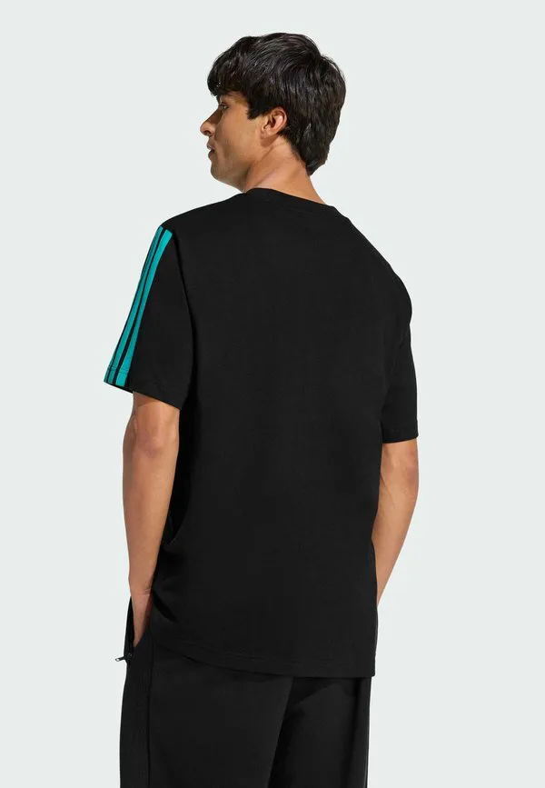 Футболка amg petronas formula 1 team dna sports Adidas Performance, Black Semi Mint Rush — фото 2