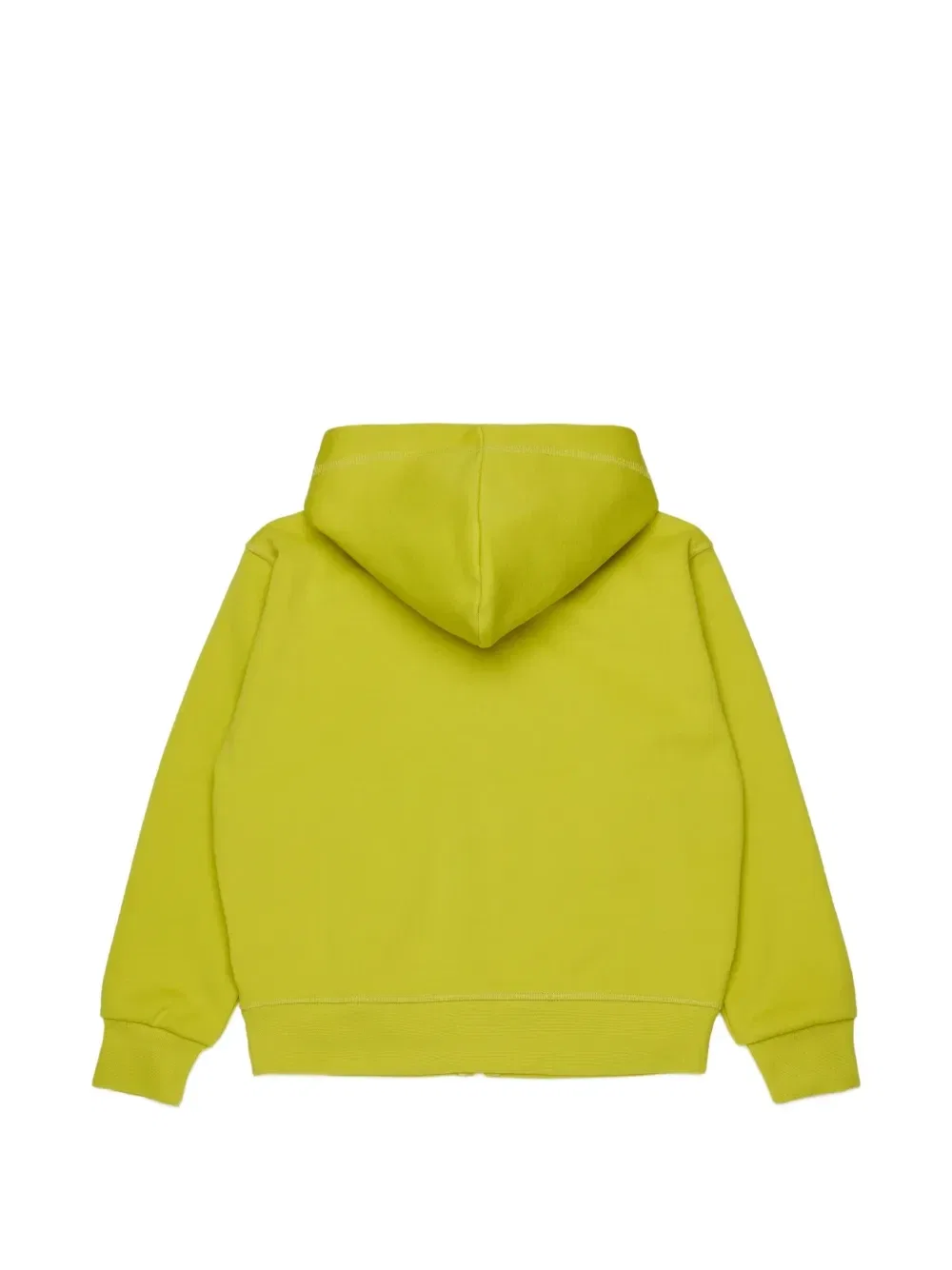 Худи на молнии с логотипом Dsquared2 Kids, зеленый — фото 2