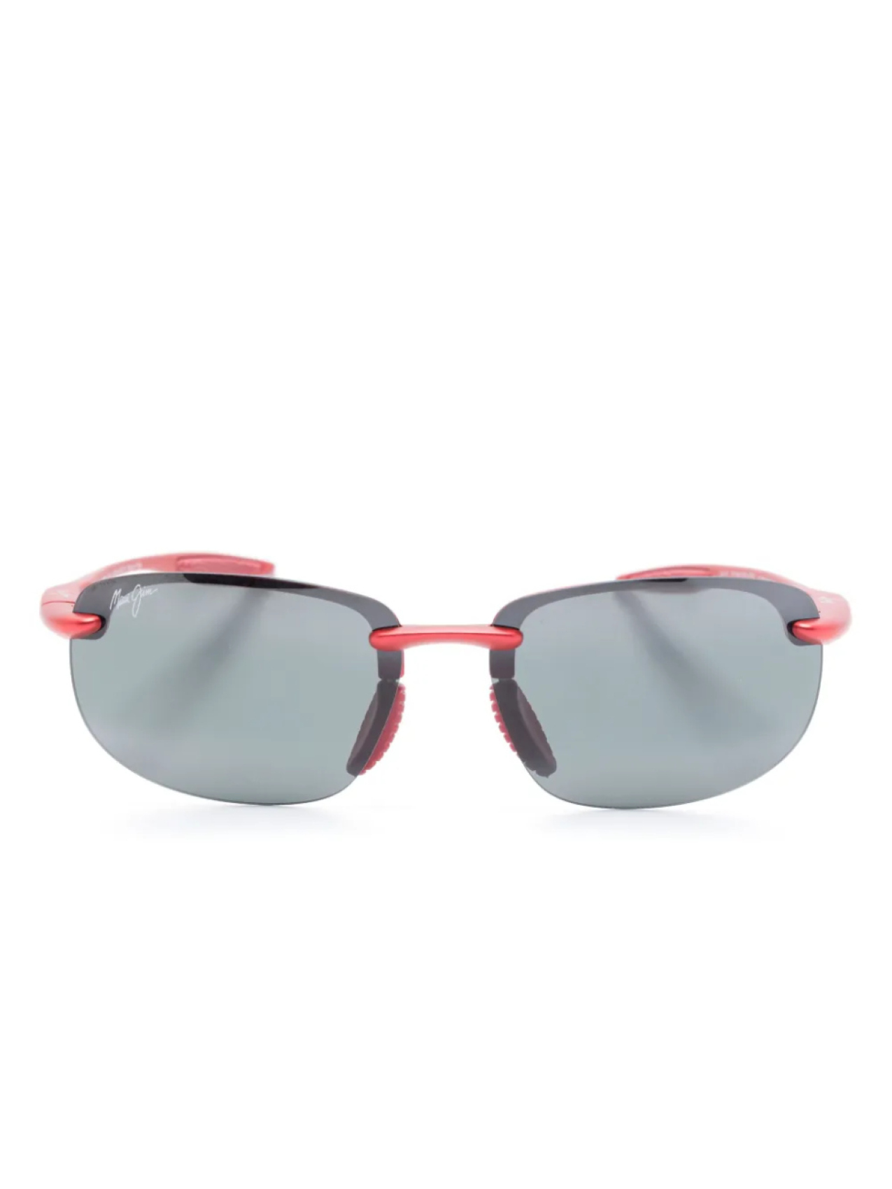 

Maui Jim солнцезащитные очки в прямоугольной оправе, красный