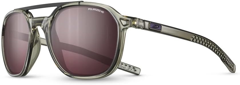

Солнцезащитные очки Julbo Slack Lifestyle, унисекс. Поляризованные линзы Spectron 3 Polarized HD, 100% защита от УФ. Для походов и повседневного использования. Цвет: Translucent Army / Black Frame - Mauve Lens