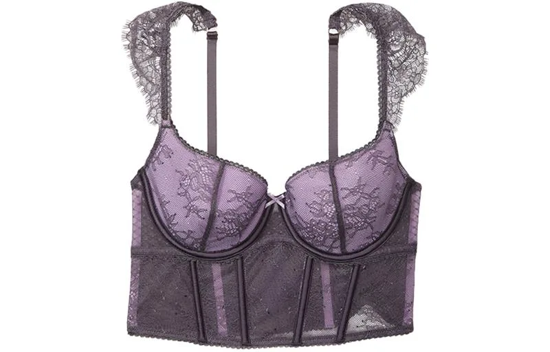 Victoria's Secret Корректирующее белье для женщин серо-фиолетового цвета