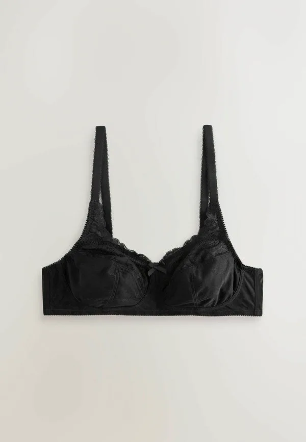 Треугольный бюстгальтер с полной поддержкой Next, Black White Almond Nude — фото 4