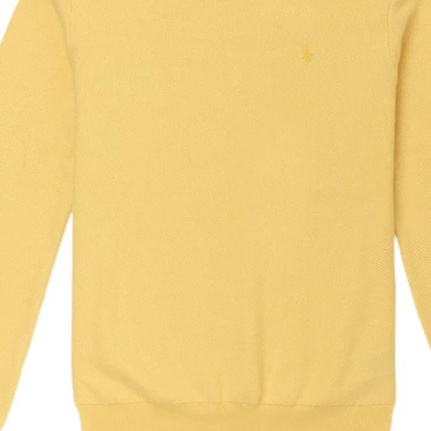 Вязаный свитер стандартный Polo Ralph Lauren желтый — фото 4