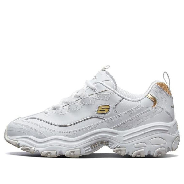 

Кроссовки d'lites 1.0 running shoes white/gold Skechers, белый
