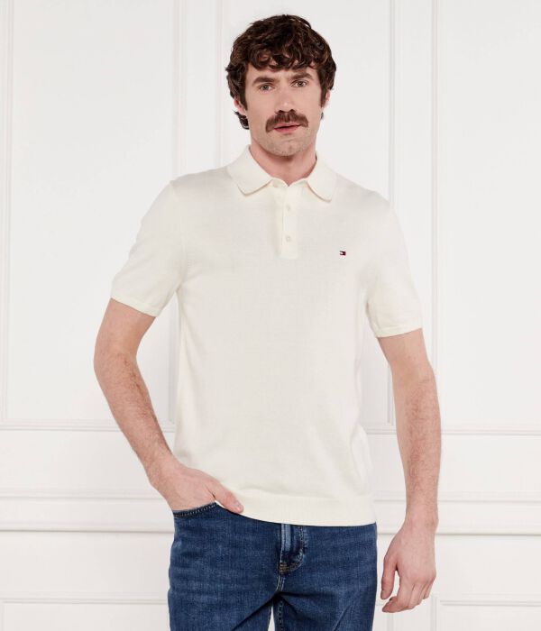 

Рубашка поло Regular fit Tommy Hilfiger, экрю