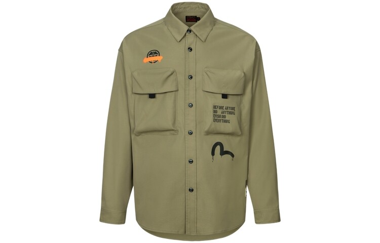 

Рубашка мужская Evisu, хаки