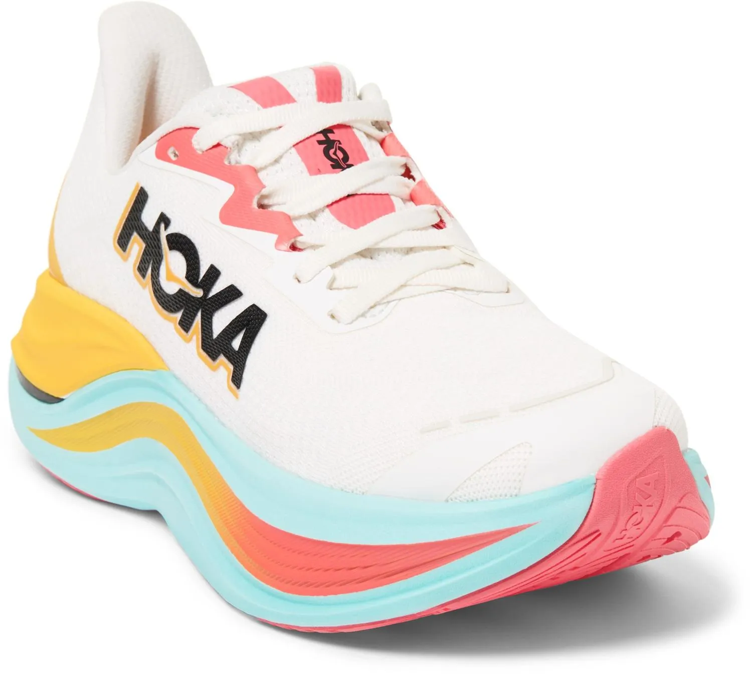 Обувь для бега Skyward X - Женская HOKA, Blanc De Blanc/Swim Day — фото 3