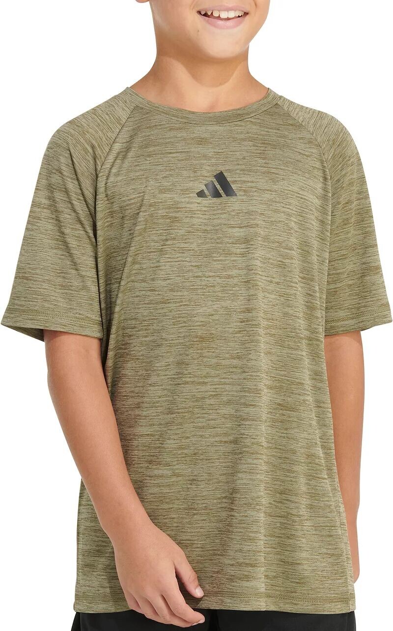 

Adidas Меланжевая футболка AEROREADY Essential для мальчиков