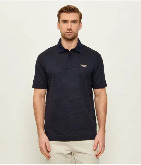 Поло C-Parris 248 Boss x Aston Martin regular fit Boss, темно-синий