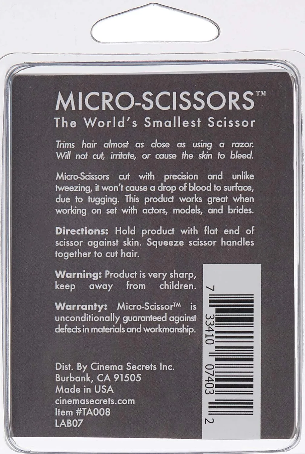 Микроножницы Cinema Secrets Pro Cosmetics — фото 3